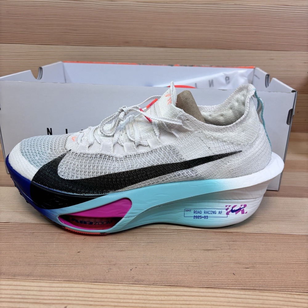 Nike AlphaFly 3 White Turquoise FD8311-104 Men's Sz 11.5 Running Sneaker